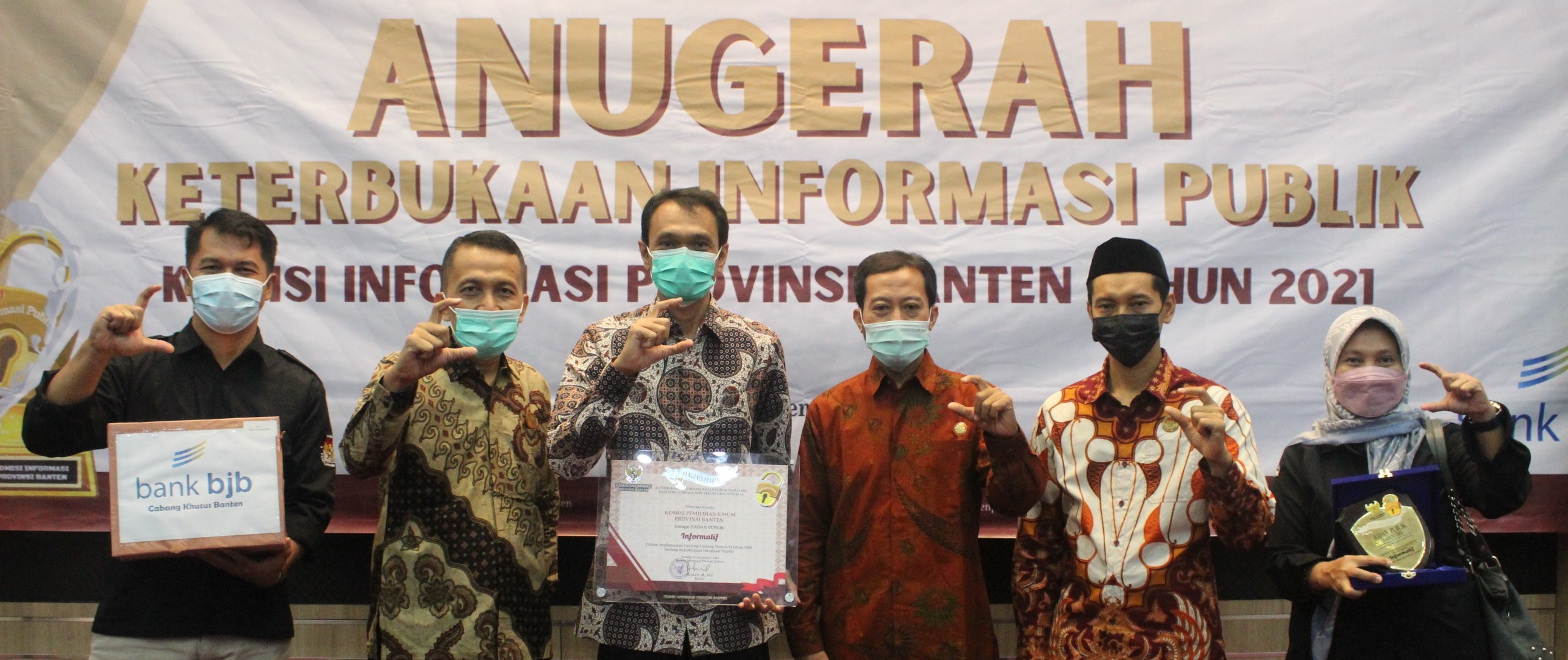 PPID KPU Banten Raih Predikat Informatif Tahun 2021