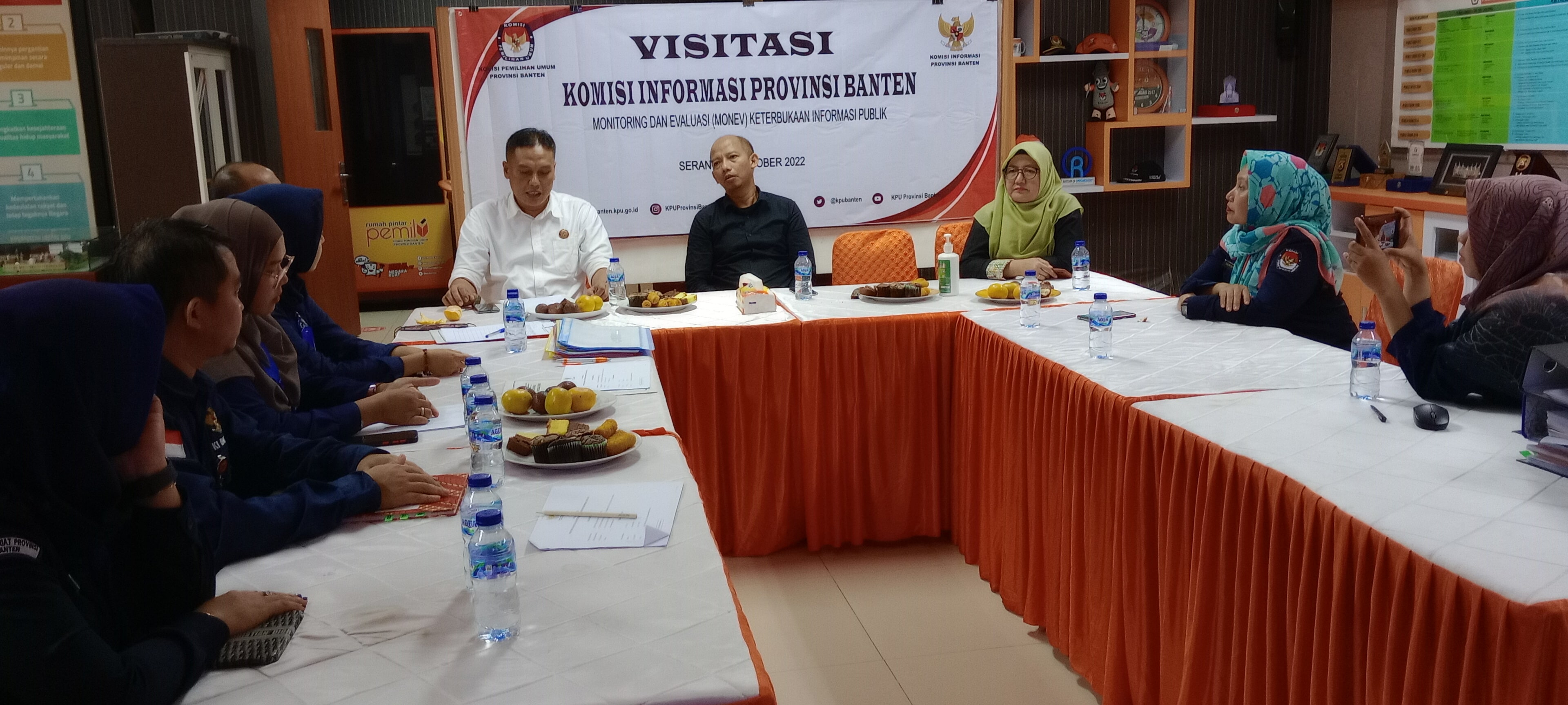 Visitasi Komisi Informasi Provinsi Banten Monev Keterbukaan Informasi Publik Tahun 2022